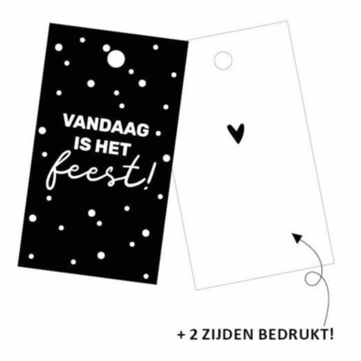 Kadolabels | Vandaag is het feest!